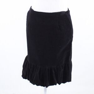 Dizzy Lizzie black velvet skirt 6